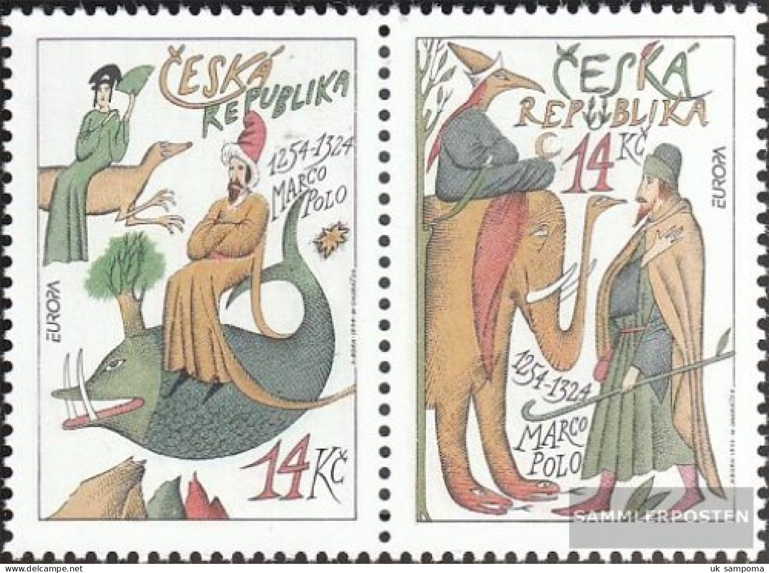 Czech Republic 36-37 Couple (complete Issue) Unmounted Mint / Never Hinged 1994 Inventions - Unused Stamps
