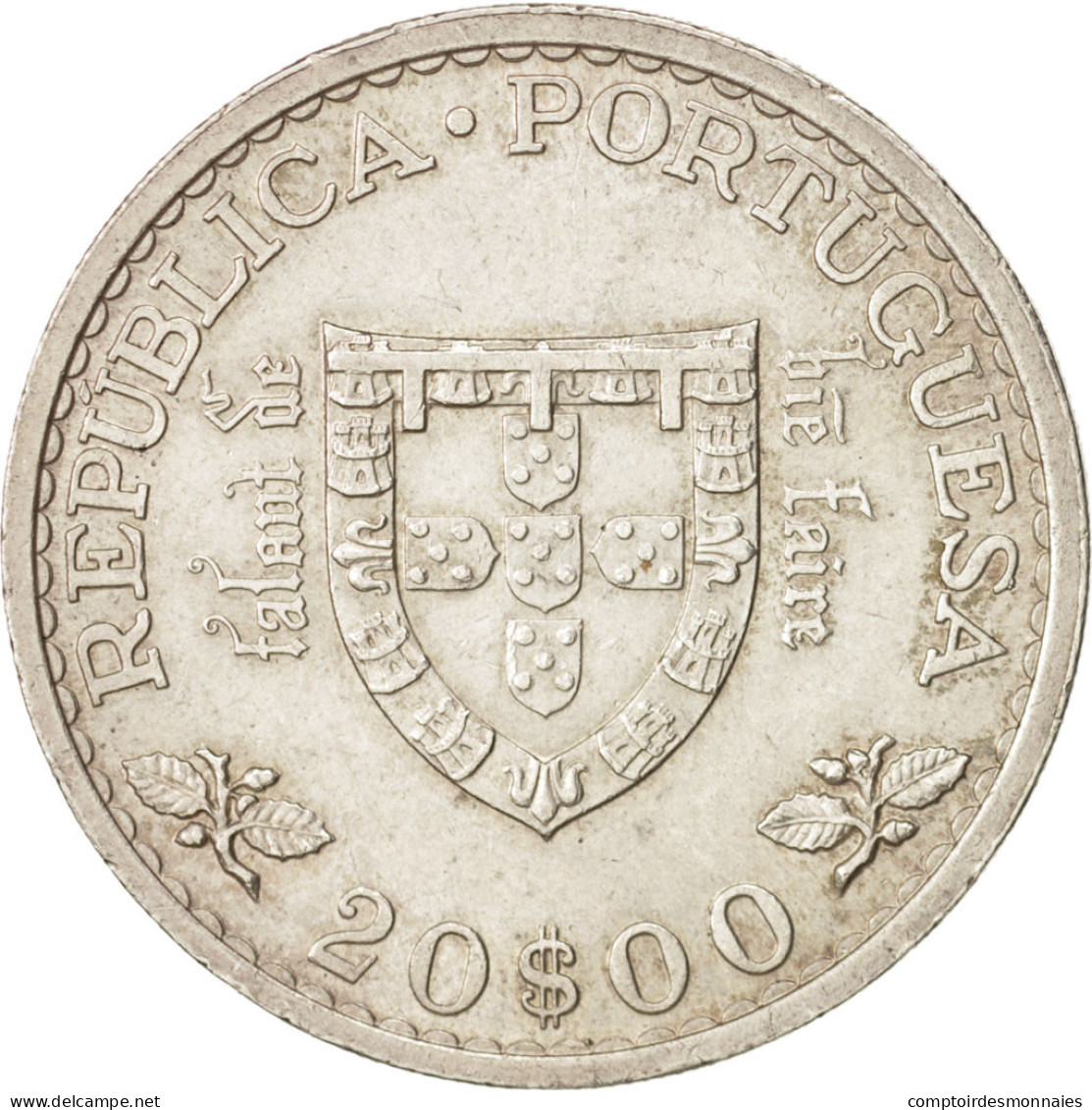 Monnaie, Portugal, 20 Escudos, 1960, Lisbonne, SUP, Argent, KM:589 - Portugal