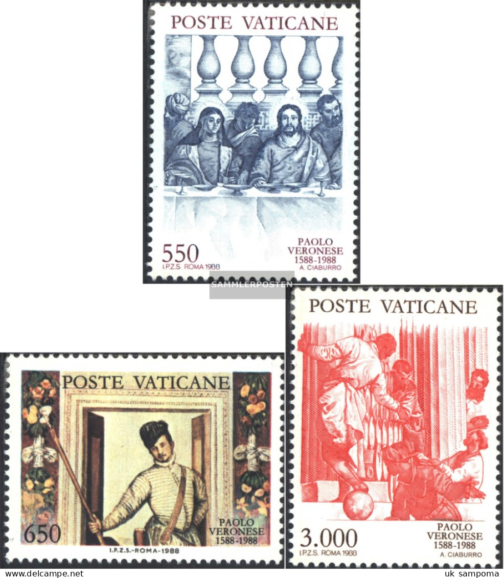 Vatikanstadt 949-951 (complete Issue) Unmounted Mint / Never Hinged 1988 Paolo Veronese - Unused Stamps