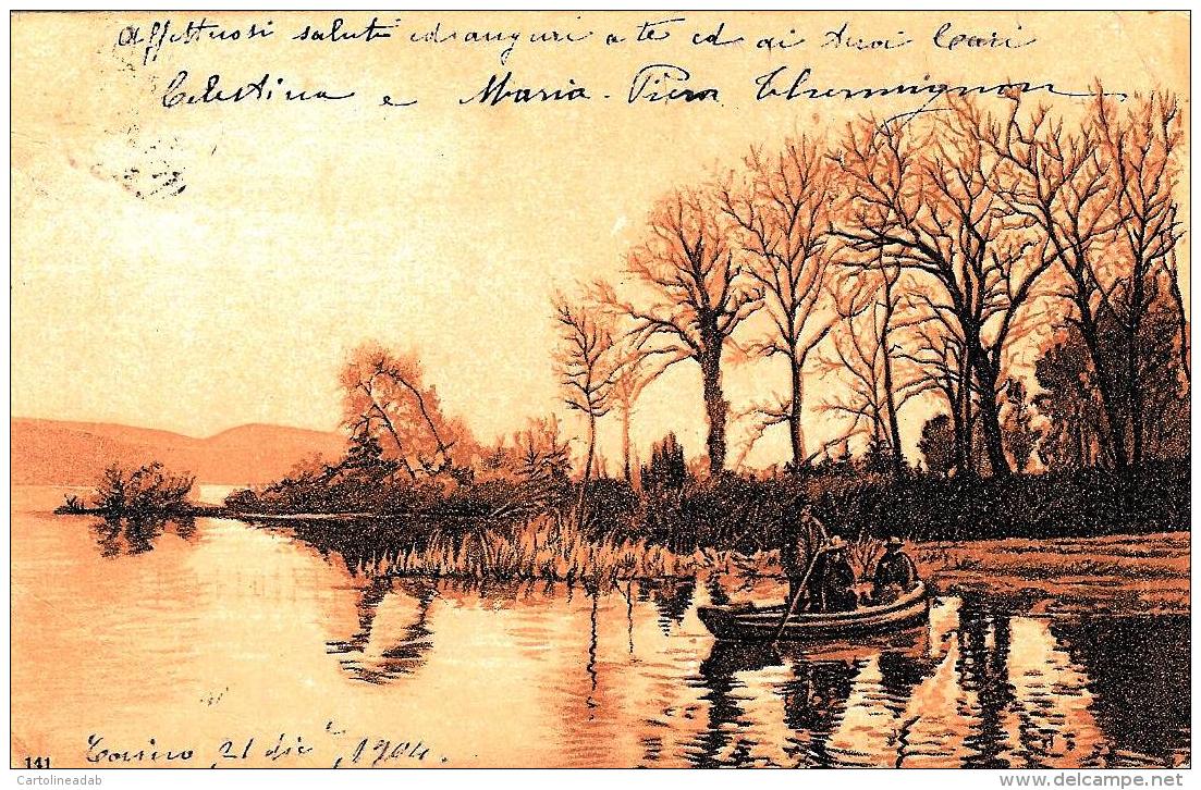 [DC3073] CPA - FIUME BARCA - Viaggiata - Old Postcard - Altri & Non Classificati