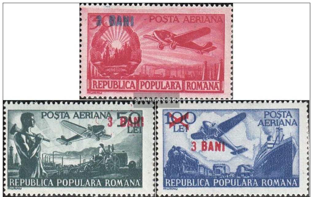 Rumänien A1363-1363-1364 (completa Edizione) MNH 1952 Stampa Edizione-Airmail - Ungebraucht