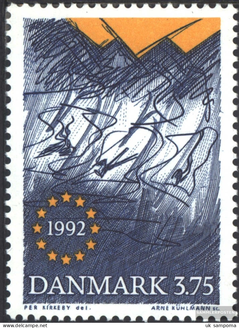 Denmark 1038 (complete Issue) Unmounted Mint / Never Hinged 1992 European Market - Unused Stamps