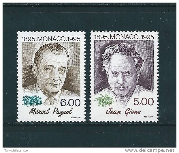 Monaco Timbres De 1995   N°1985/86   Neuf ** Vendu A La Faciale, Prix De La Poste - Neufs