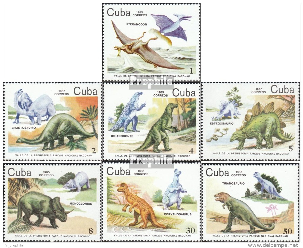 Cuba 2919-2925 (complète.Edition.) Neuf Avec Gomme Originale 1985 Baconao-parc National - Nuovi