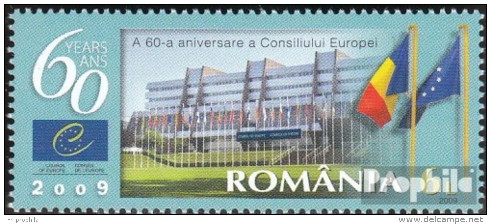 Roumanie 6359 (complète.Edition.) Neuf Avec Gomme Originale 2009 60Jahre Conseil De L'europe - Ungebraucht