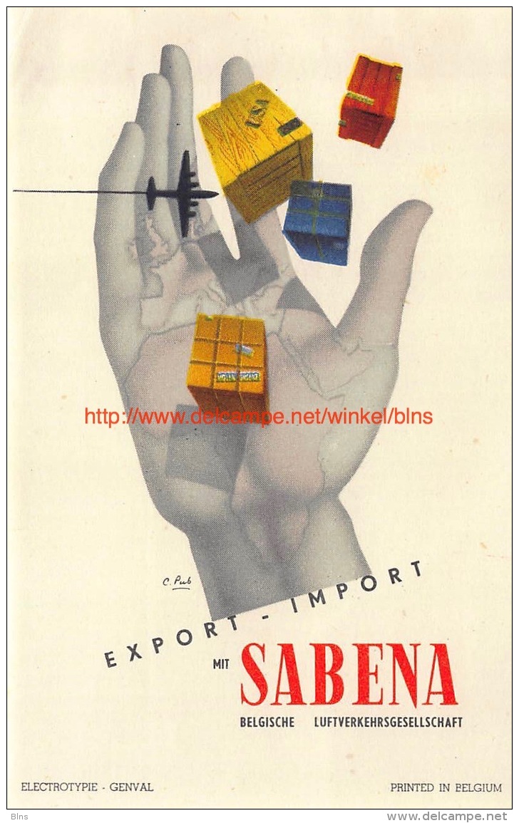 Export-Import Met Sabena - Baggage Labels & Tags