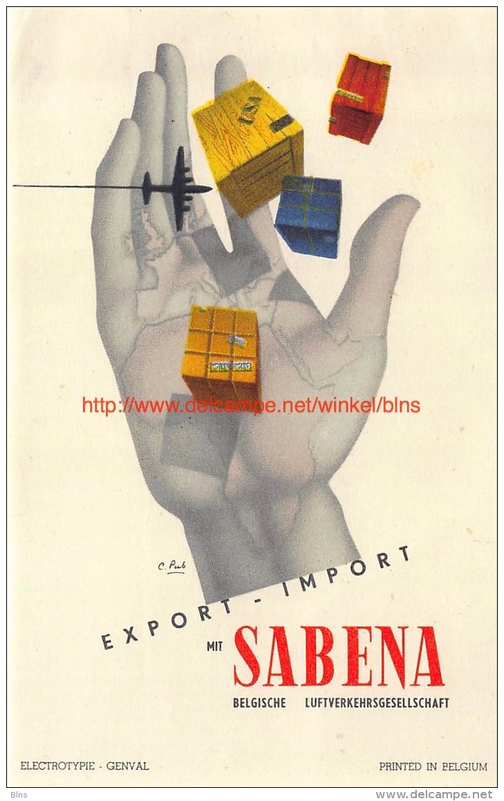 Export-Import Met Sabena - Baggage Etiketten