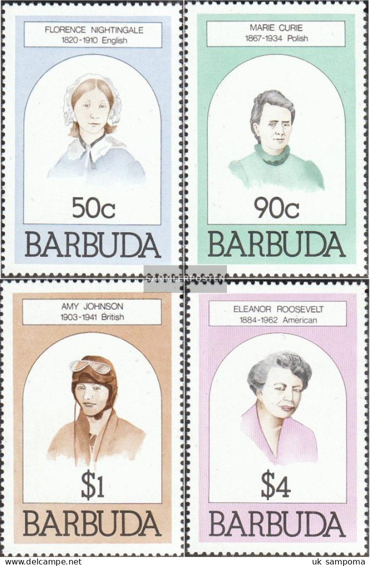 Barbuda 530-533 (complete Issue) Unmounted Mint / Never Hinged 1981 Women - Barbuda (...-1981)