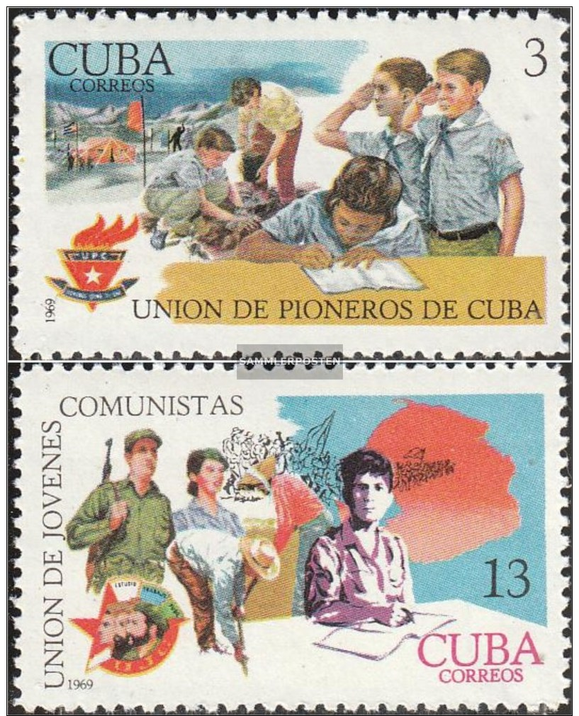 Kuba 1458-1459 (completa Edizione) MNH 1969 Ragazzo Pionieri - Ungebraucht