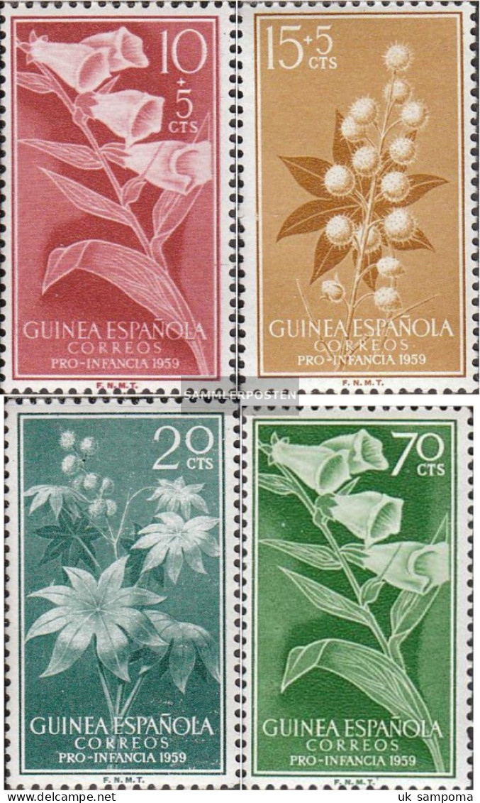 Spanish Besitzung Guinea 356-359 (complete Issue) Unmounted Mint / Never Hinged 1959 Welfare - Spanish Guinea