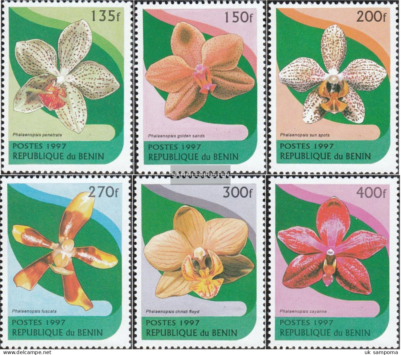 Benin 943-948 (complete Issue) Unmounted Mint / Never Hinged 1997 Orchids - Other & Unclassified