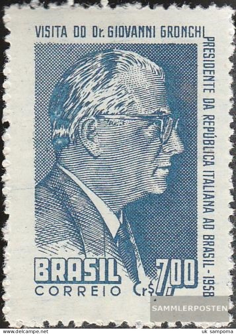 Brazil 944 (complete Issue) Unmounted Mint / Never Hinged 1958 Giovanni Gronchi - Ongebruikt