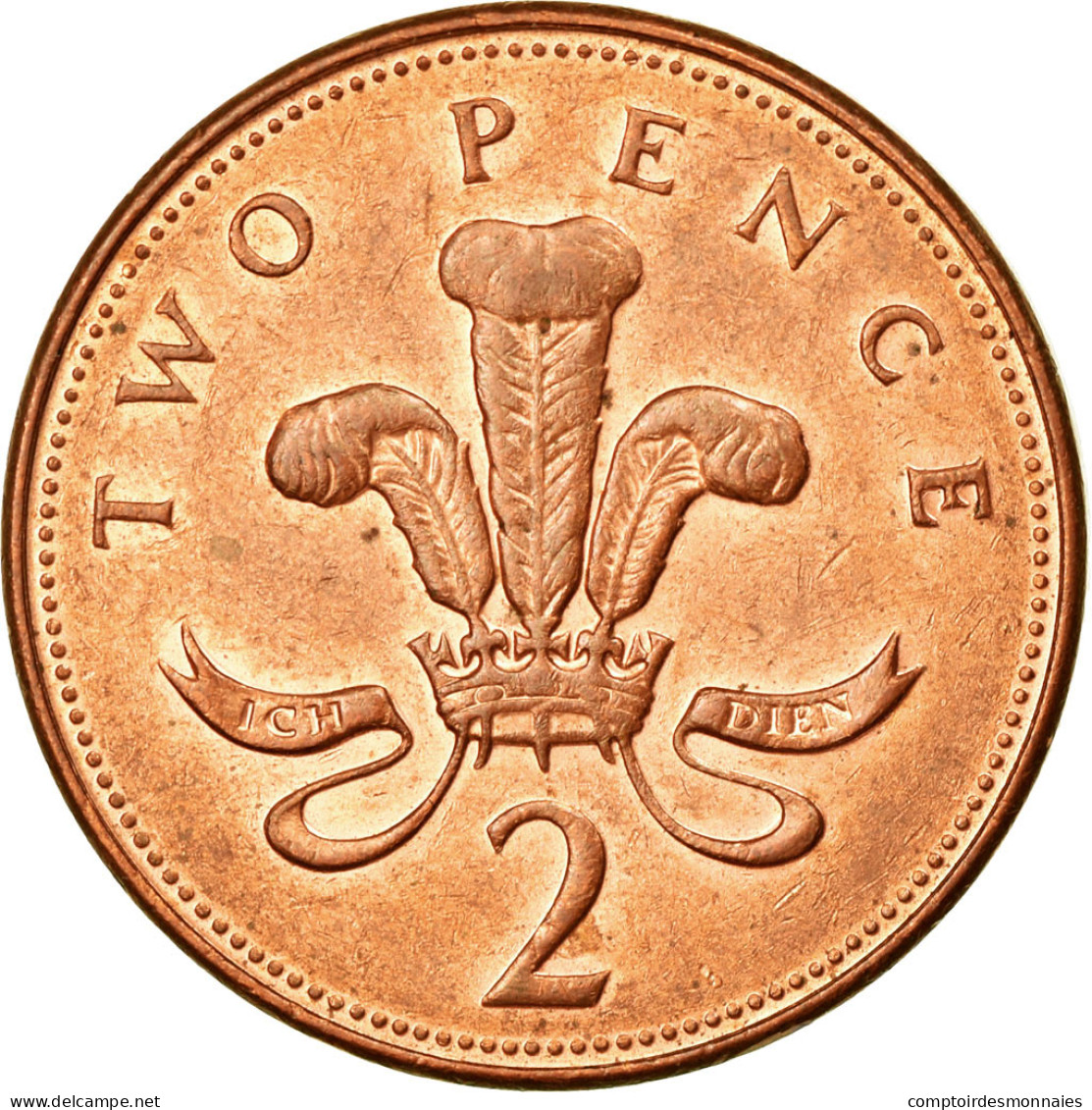 Monnaie, Grande-Bretagne, Elizabeth II, 2 Pence, 1997, TTB+, Copper Plated - 2 Pence & 2 New Pence