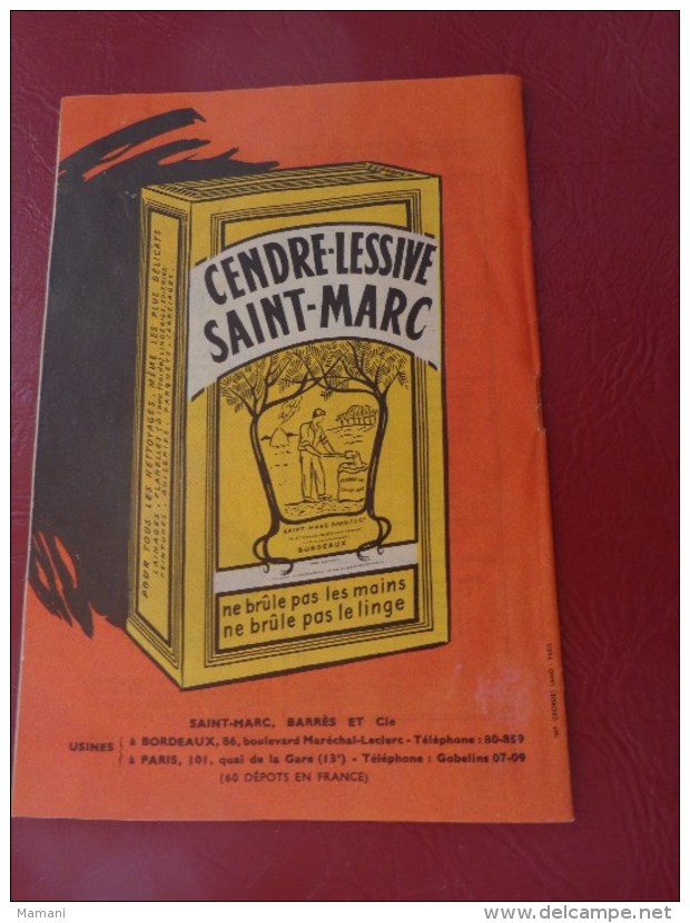 Livret Histoire Extra Ordinaire Mais Vraie Et Qui Interessera Les Petits Et Les Grands- Cendre Lessive St Marc - Autres & Non Classés