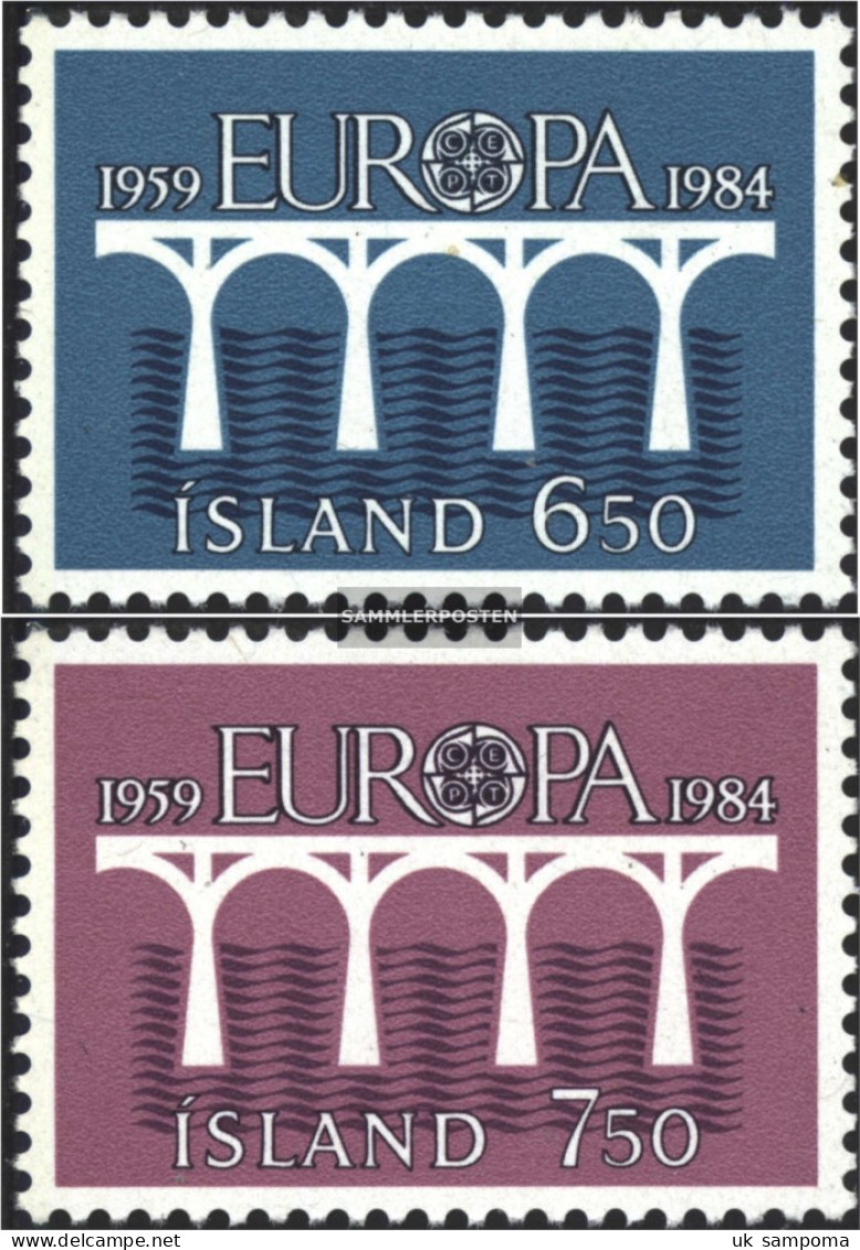 Iceland 614-615 (complete Issue) Unmounted Mint / Never Hinged 1984 Europe - Nuevos