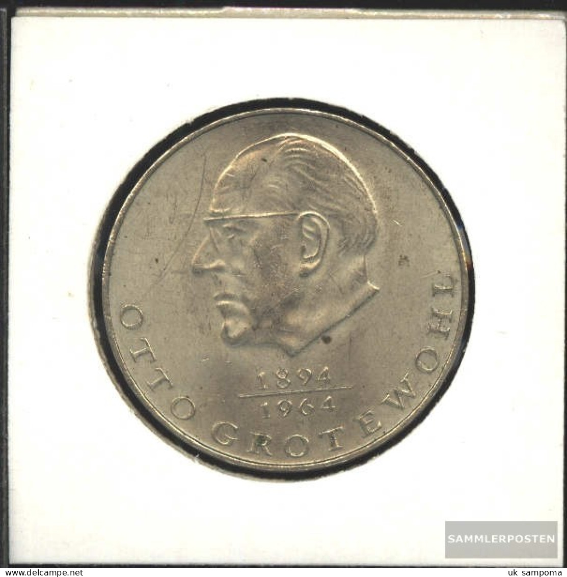 DDR Jägernr: 1548 1973 Very Fine Neusilber Very Fine 1973 20 Mark Grotewohl - Other & Unclassified