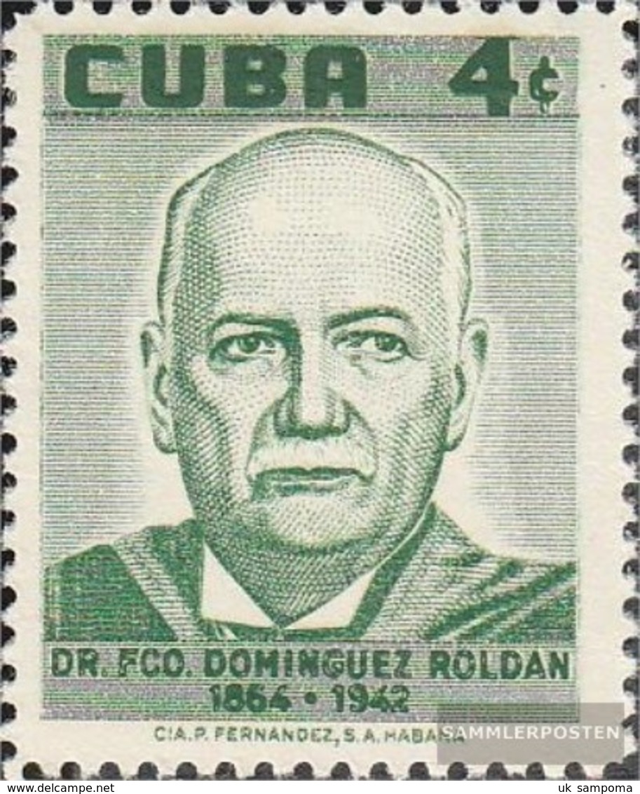 Cuba 575 (complete Issue) Unmounted Mint / Never Hinged 1958 Francisco Dominguez Roldan - Neufs