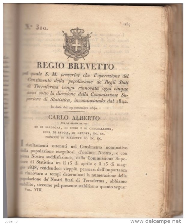 ATTI Del GOVERNO -Libro Rilegato Copertina Di Cartone Epoca (290809) - Décrets & Lois