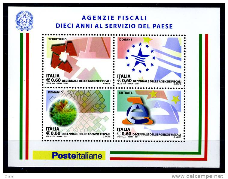 2011 -  Italia - Italy - Italie - Italien -   Sass. Nr.   BF 67 - Mint - MNH - Blocchi & Foglietti