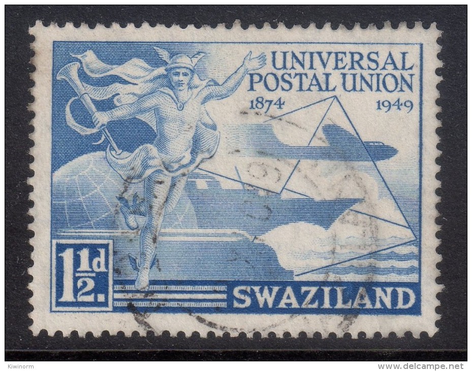 SWAZILAND 1949 UPU Universal Postal Union Omnibus - 1½d Value - Very Fine Used - VFU - 7B1558 - Swaziland (...-1967)