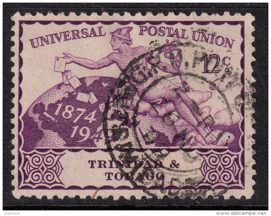 TRINIDAD & TOBAGO 1949 UPU Universal Postal Union Omnibus - 12c Value - Very Fine Used - VFU - 7B1560 - Trinidad & Tobago (...-1961)