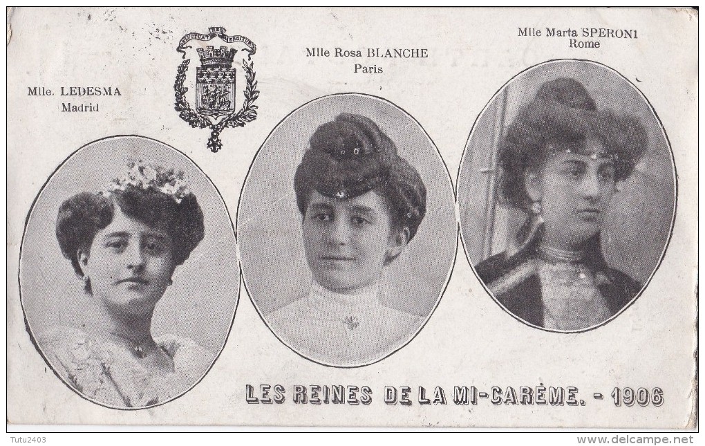 LES REINES DE LA MI CAREME 1908 - Manifestations