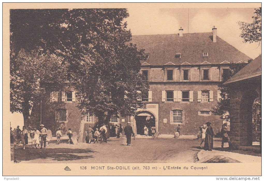 G , Cp , 67 , OTTROTT , MONT Ste-ODILE (alt. 763 M.) , L'Entrée Du Couvent - Sainte Odile