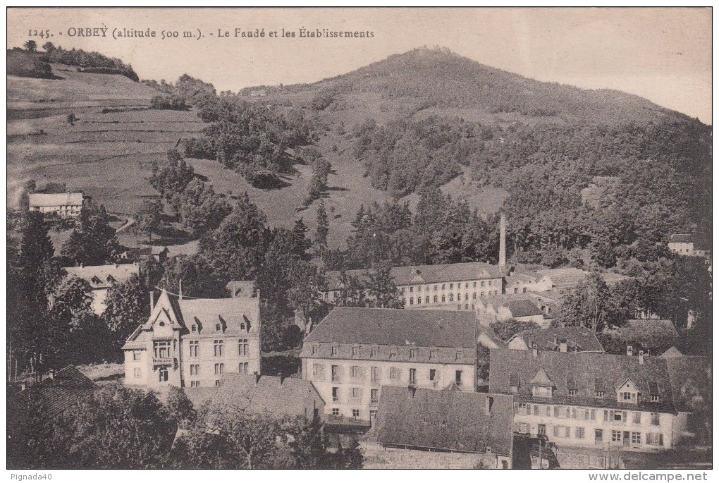 G , Cp , 68 , ORBEY (alt. 500 M.) , Le Faudé Et Les Établissements - Orbey