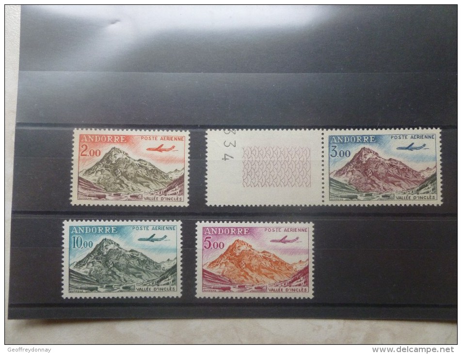 Andorre Poste Aerienne  5/8 Neuf - Airmail