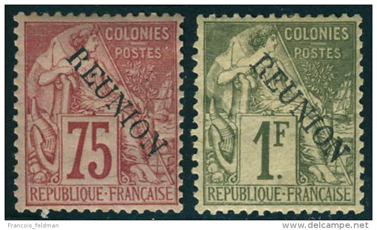 Neuf Avec Charnière N° 17/28, + 25a, Les 13 Valeurs Dont N° 27 Et 28 Signés A Brun, T.B. - Autres & Non Classés