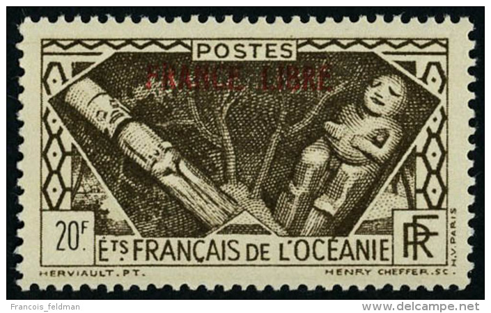 Neuf Sans Charnière N° 140/9, La Série France Libre,  T.B. 140 - 143 - 146 Et 147 Cl - Autres & Non Classés