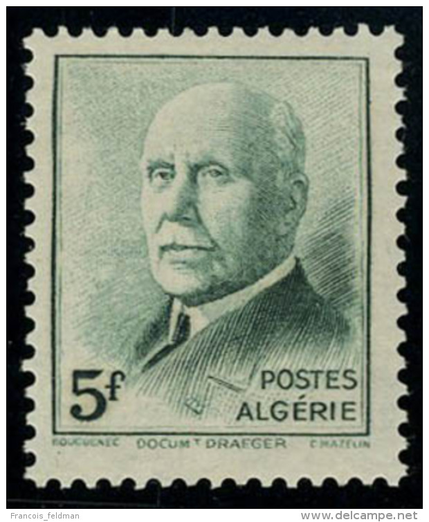 Neuf Sans Charnière N° 196B, 5f Pétain Non émis, Superbe Signé - Autres & Non Classés