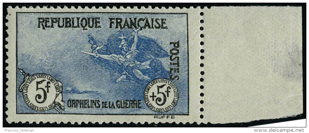 Neuf Sans Charnière N° 148/55, La 1ère Série Orphelins, 1f Et 5f, Bdf, T.B. Signé +... - Autres & Non Classés