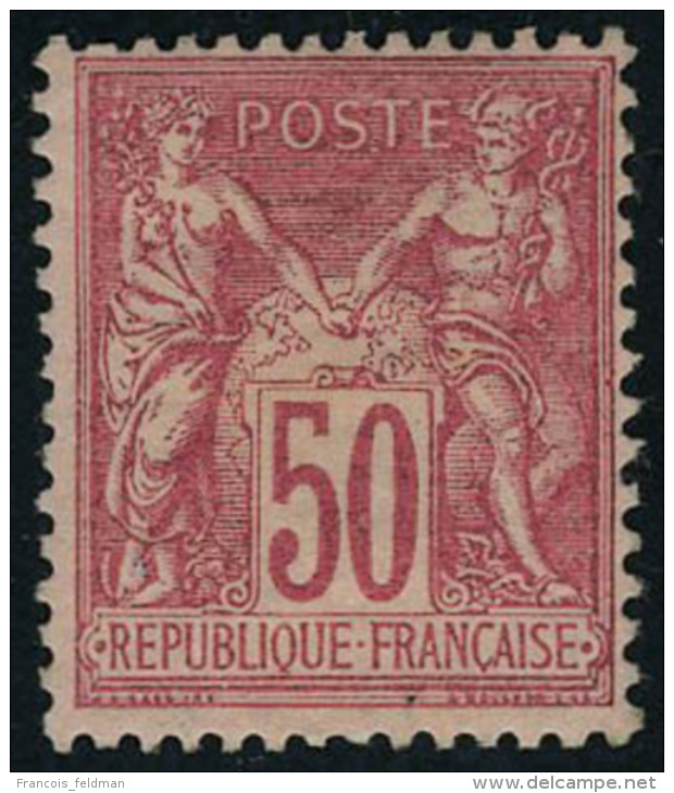 Neuf Avec Charnière N° 98, 50c Rose, Type II, T.B. - Autres & Non Classés