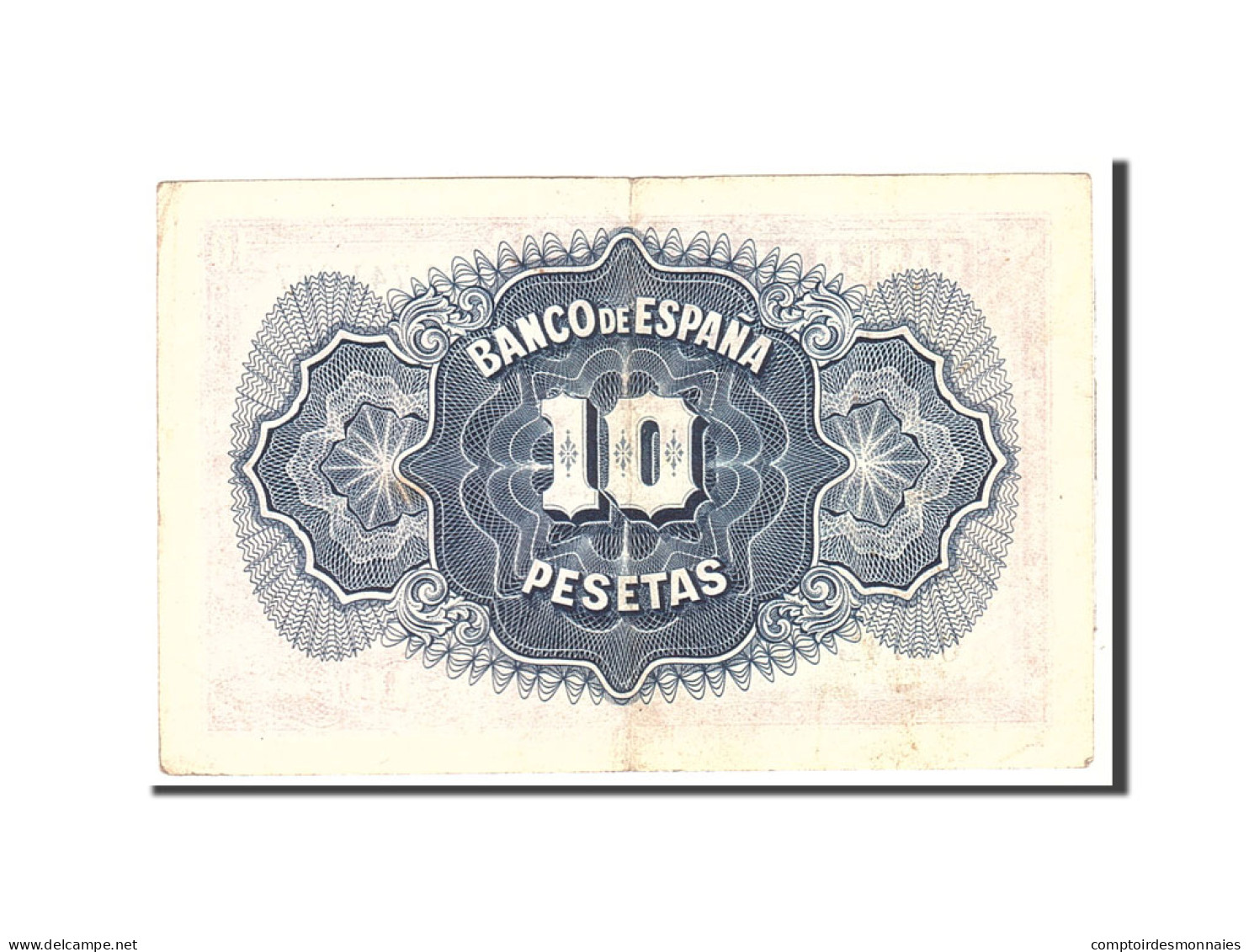 Billet, Espagne, 10 Pesetas, 1935, Undated, KM:86a, TTB+ - 10 Pesetas