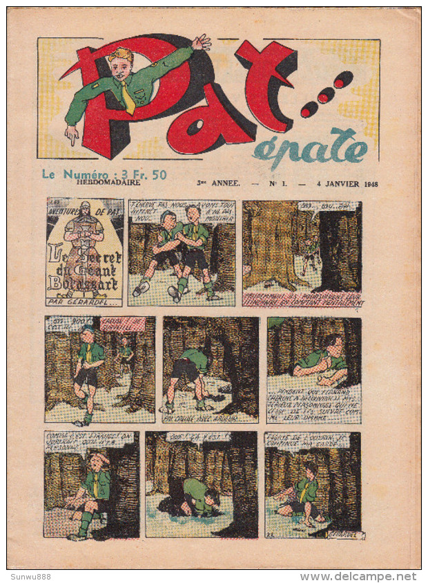 Pat... épate Revue Patro - Série Complète 52 N° (BD, Conseils, Tom-Boy, Frédéric Première Planche De Futur Dessinateur? - 1900 - 1949