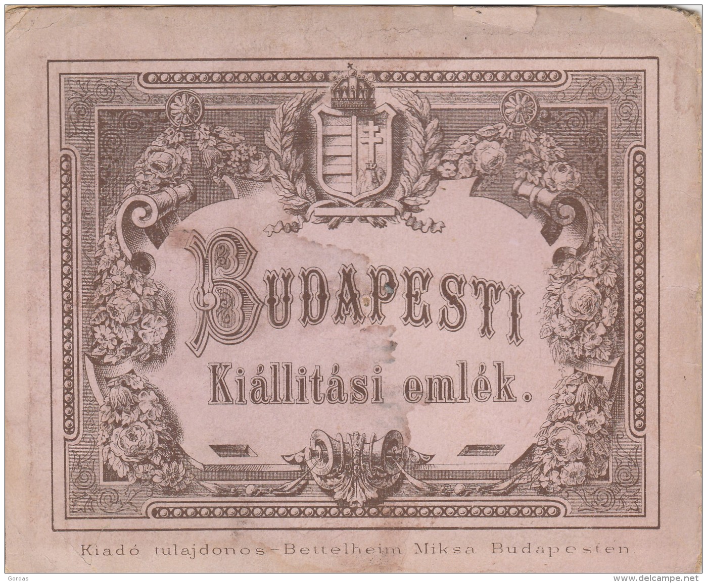 Hungary - Budapest - Synagogue - Judaica - Litho - 1885 - 130x105mm - Ungarn