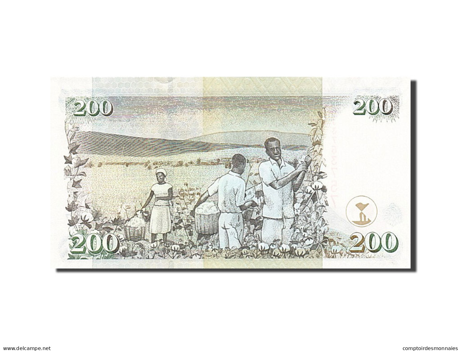 Billet, Kenya, 200 Shillings, 2010, 2010-07-16, NEUF - Kenia