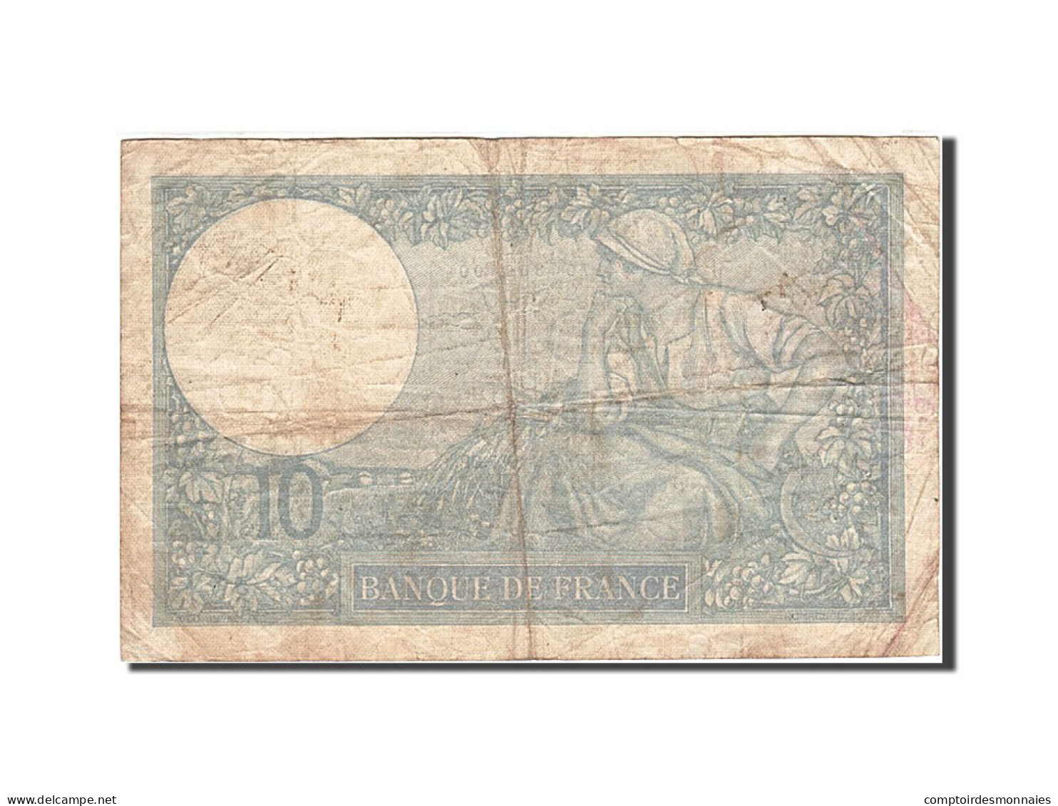 Billet, France, 10 Francs, 1915, 1937-02-25, TB, Fayette:6.18, KM:73e - 10 F 1916-1942 ''Minerve''