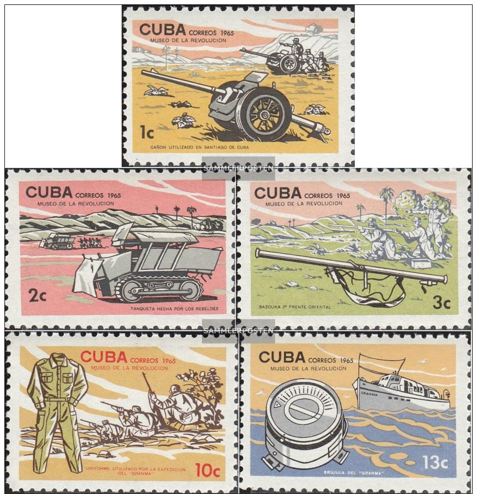 Kuba 1046-1050 (completa Edizione) MNH 1965 Revolutionsmuseum - Ungebraucht