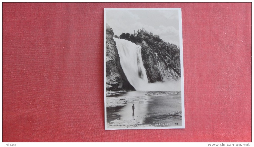 Canada > Quebec> Montmorency Falls RPPC  ---       ------ Ref  2300 - Chutes Montmorency