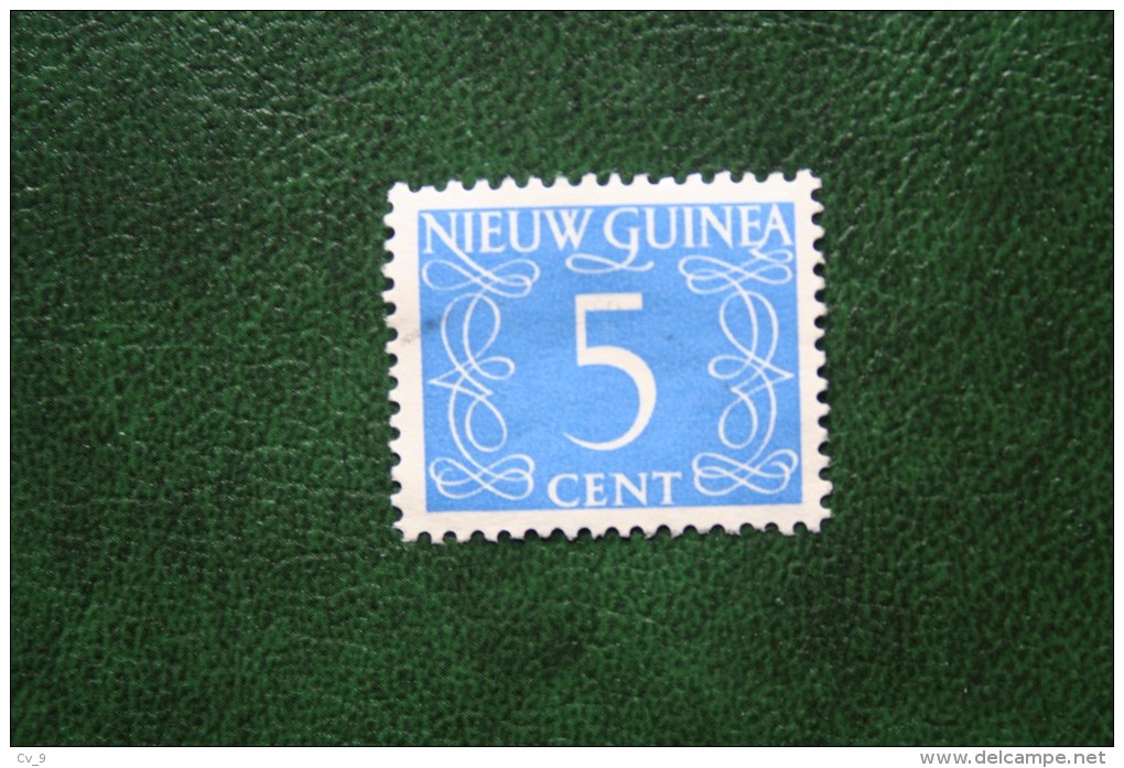 Cijfer 5 Ct NVPH 6 1950 Gestempeld Used NIEUW GUINEA NIEDERLANDISCH NEUGUINEA NETHERLANDS NEW GUINEA - Netherlands New Guinea