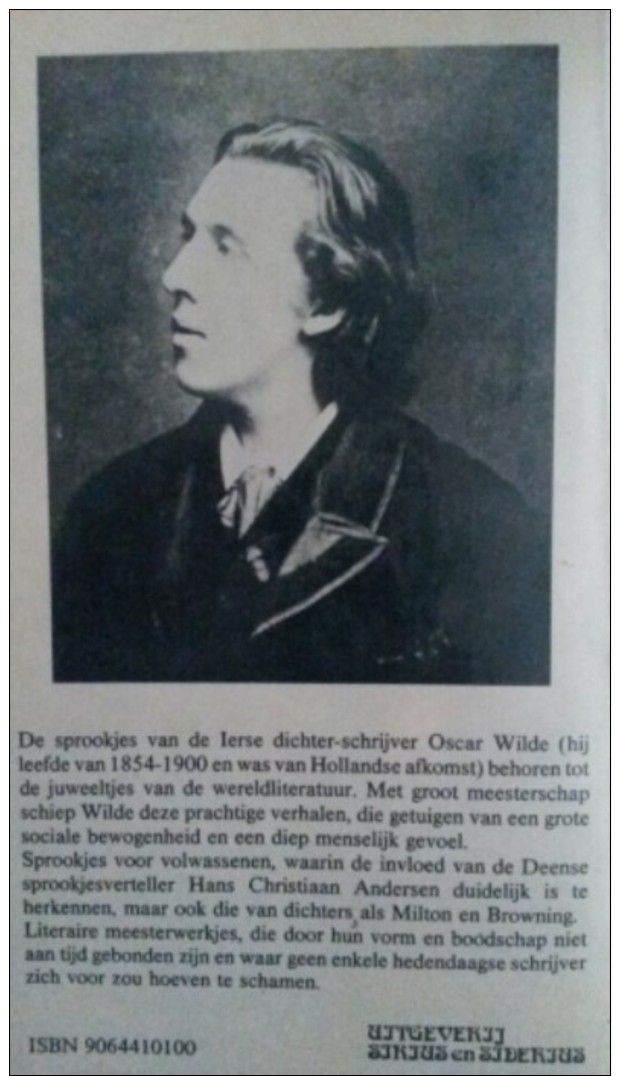 Het Sterrekind En Andere Sprookjes - Oscar Wilde    1980 - Literature