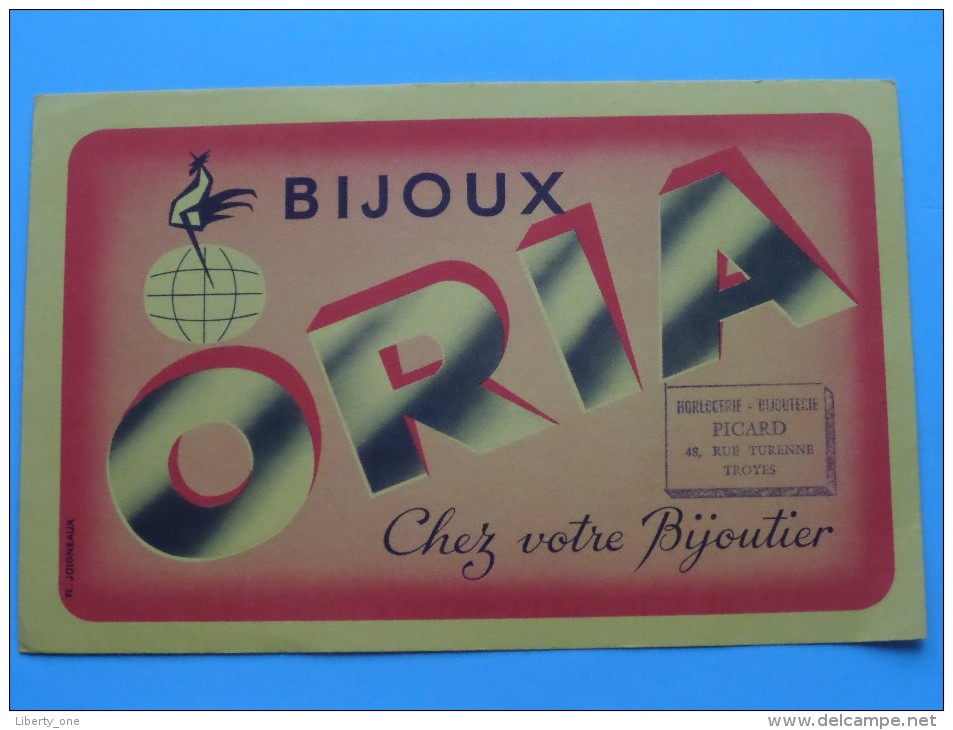 Bijoux ORIA Chez Votre Bijoitier ( PICARD - TROYES ) ( R. Joigneaux ) ( Details Zie Foto ) ! - O