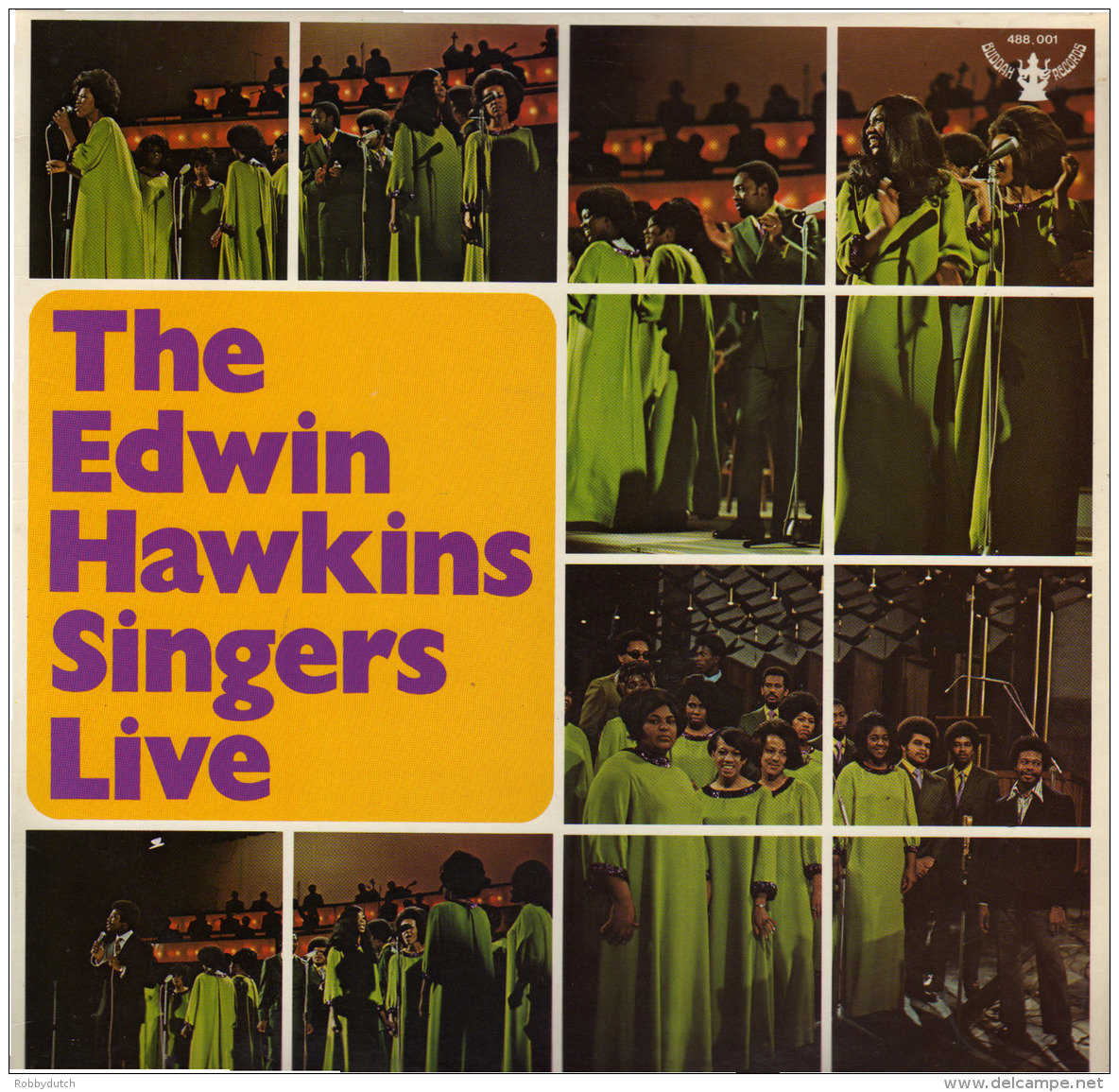 * LP *  EDWIN HAWKINS SINGERS LIVE (Holland 1970 EX-!!!) - Chants Gospels Et Religieux