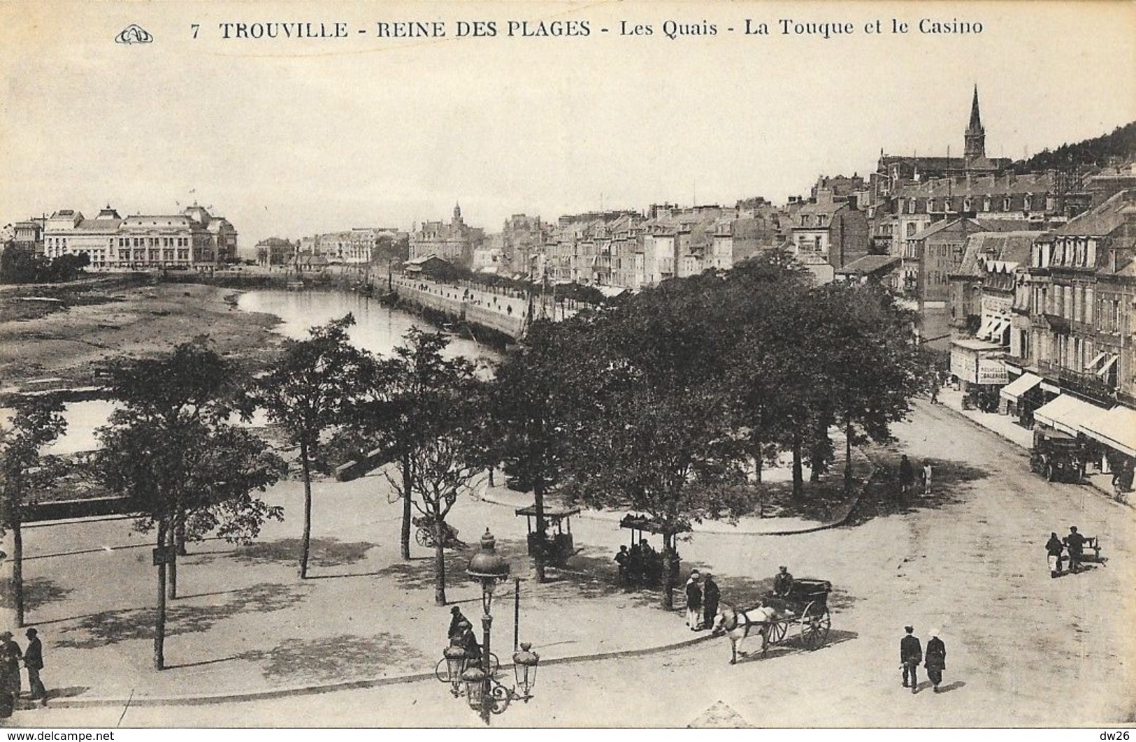 Trouville - Reine Des Plages - Les Quais, La Touque Et Le Casino - Carte CAP N°7 Non Circulée - Trouville