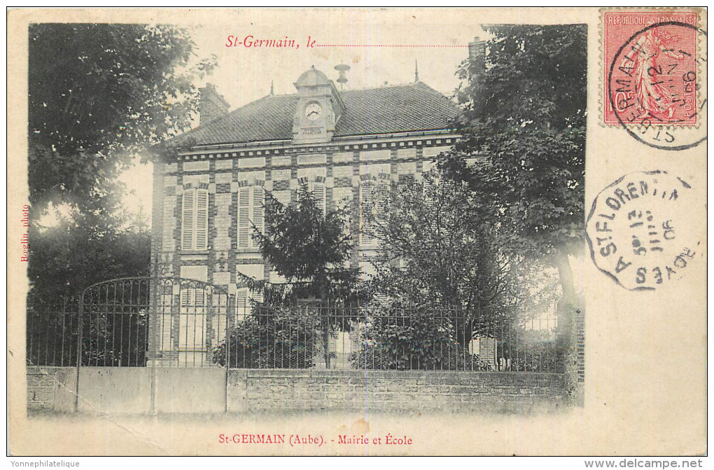 10 - SAINT GERMAIN - Mairie - école - Andere & Zonder Classificatie