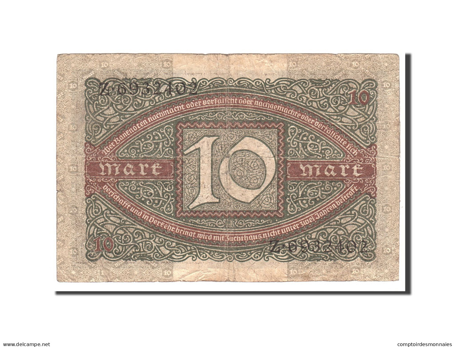 Billet, Allemagne, 10 Mark, 1920, 1920-02-06, KM:67a, TB - 10 Mark