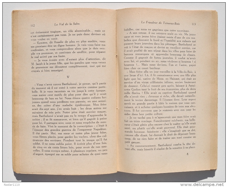 Le VAL De La SALM - Histoires, Scènes & Légendes Ardennaises - Marcellin LA GARDE, Aywaille 1938 / Ardennes - Belgique