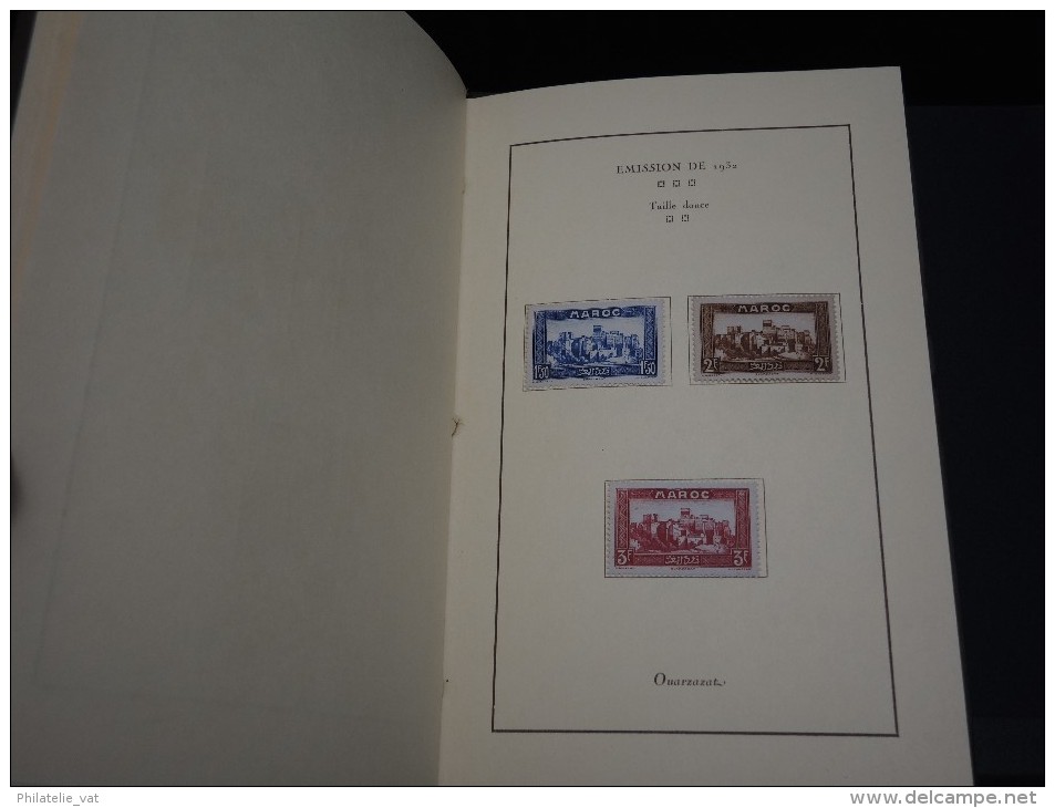 MAROC - Livret de l'Office des Postes marocains avec la série + PA de 1932 - Pas courant - A voir - P20421